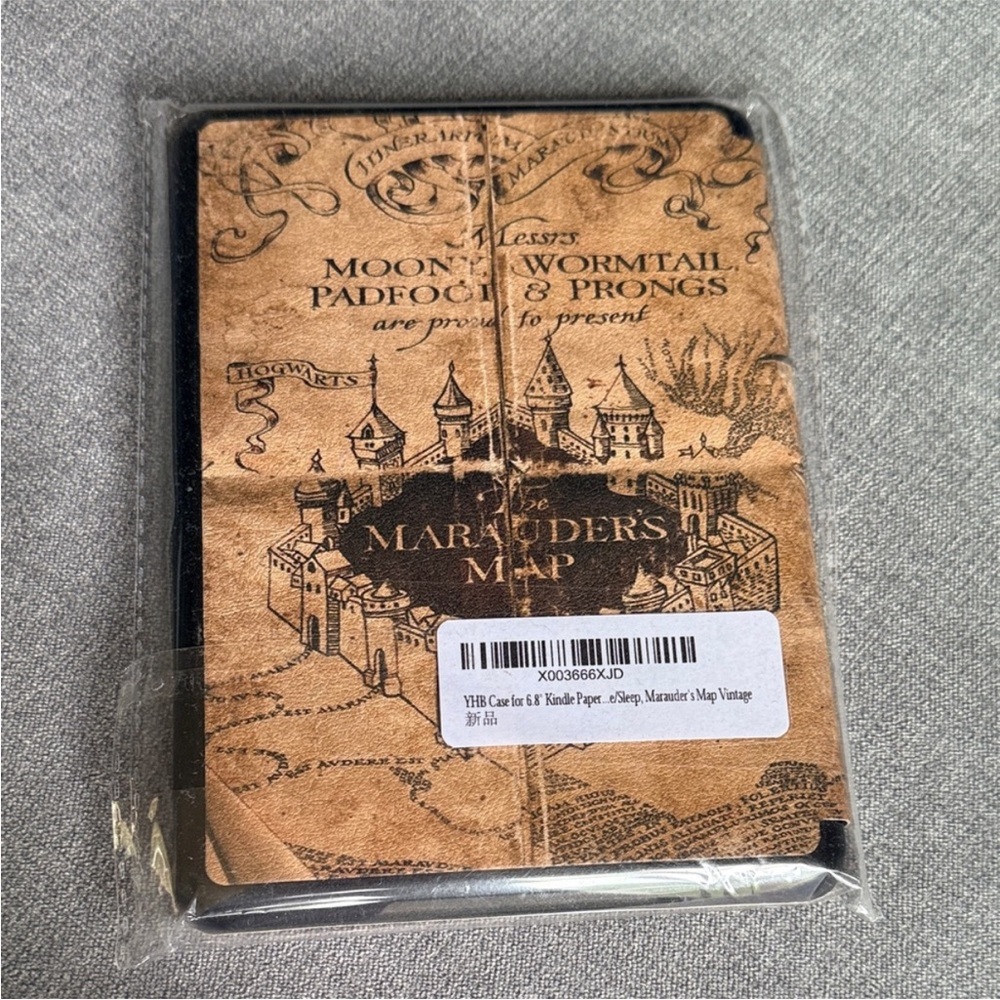 Marauder's Map Vintage Kindle Case Harry Potter